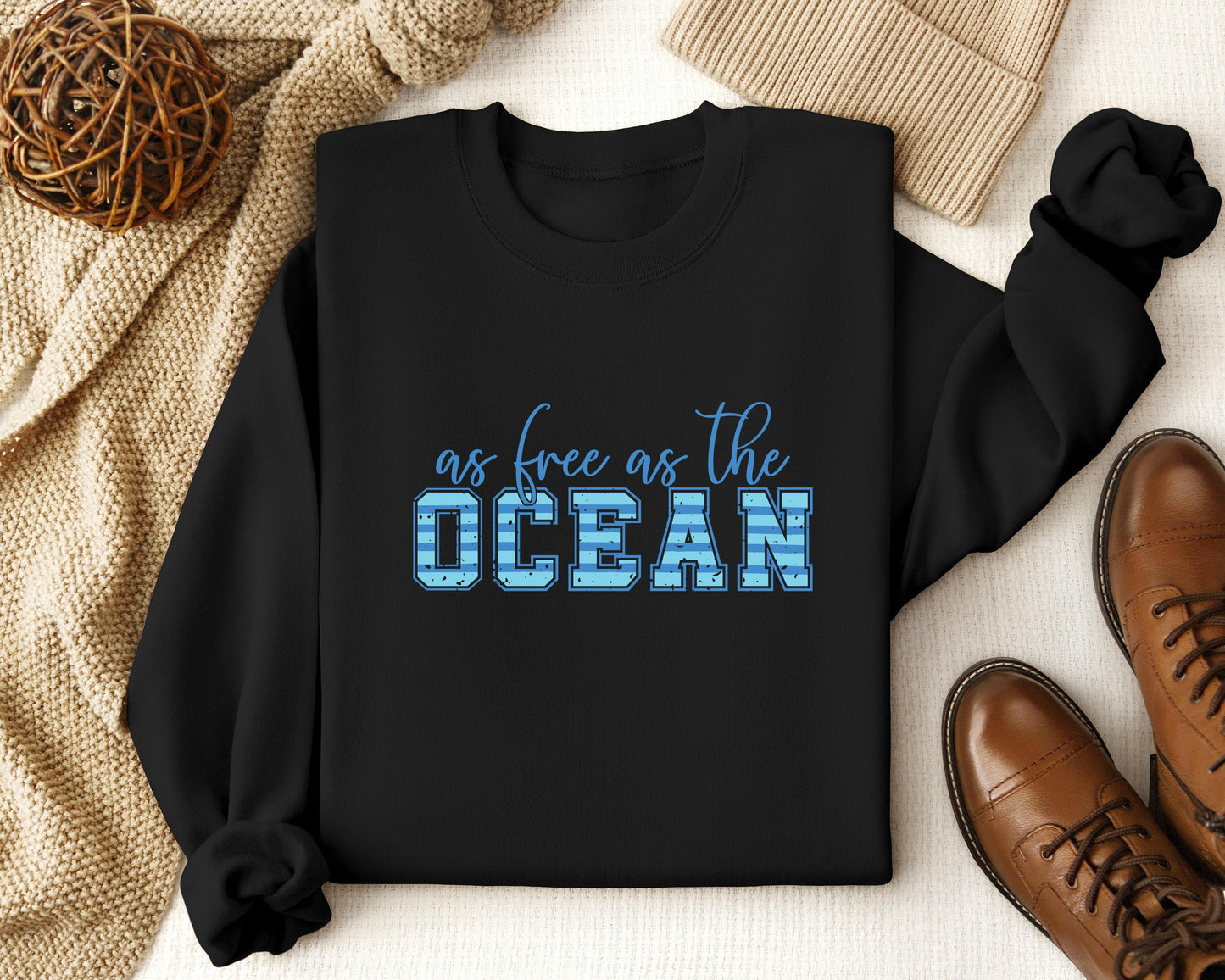 As Free as the Ocean SweaterV