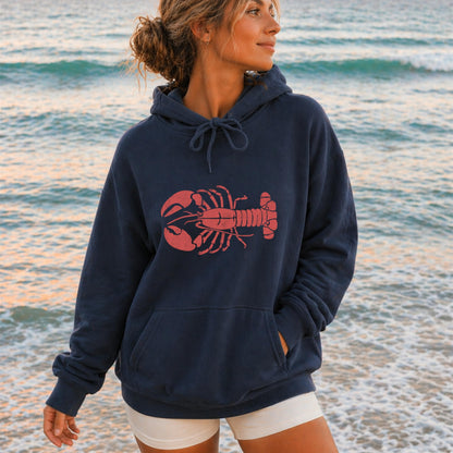 Red Lobster Illustration Hoodie