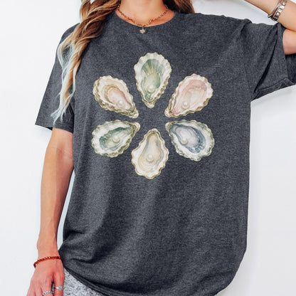 Watercolour Oyster Shell T-Shirt