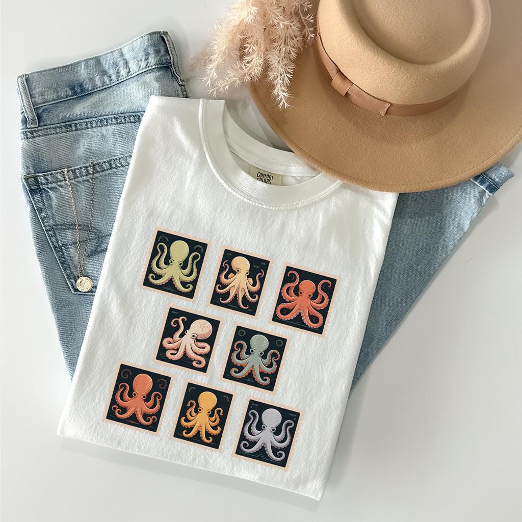 Octopus Retro T-Shirt