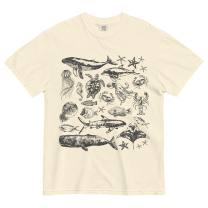 Sea Animals Doodle Shirt