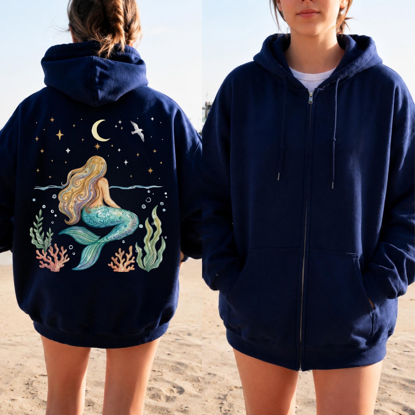 Stargazing Mermaid Hoodie