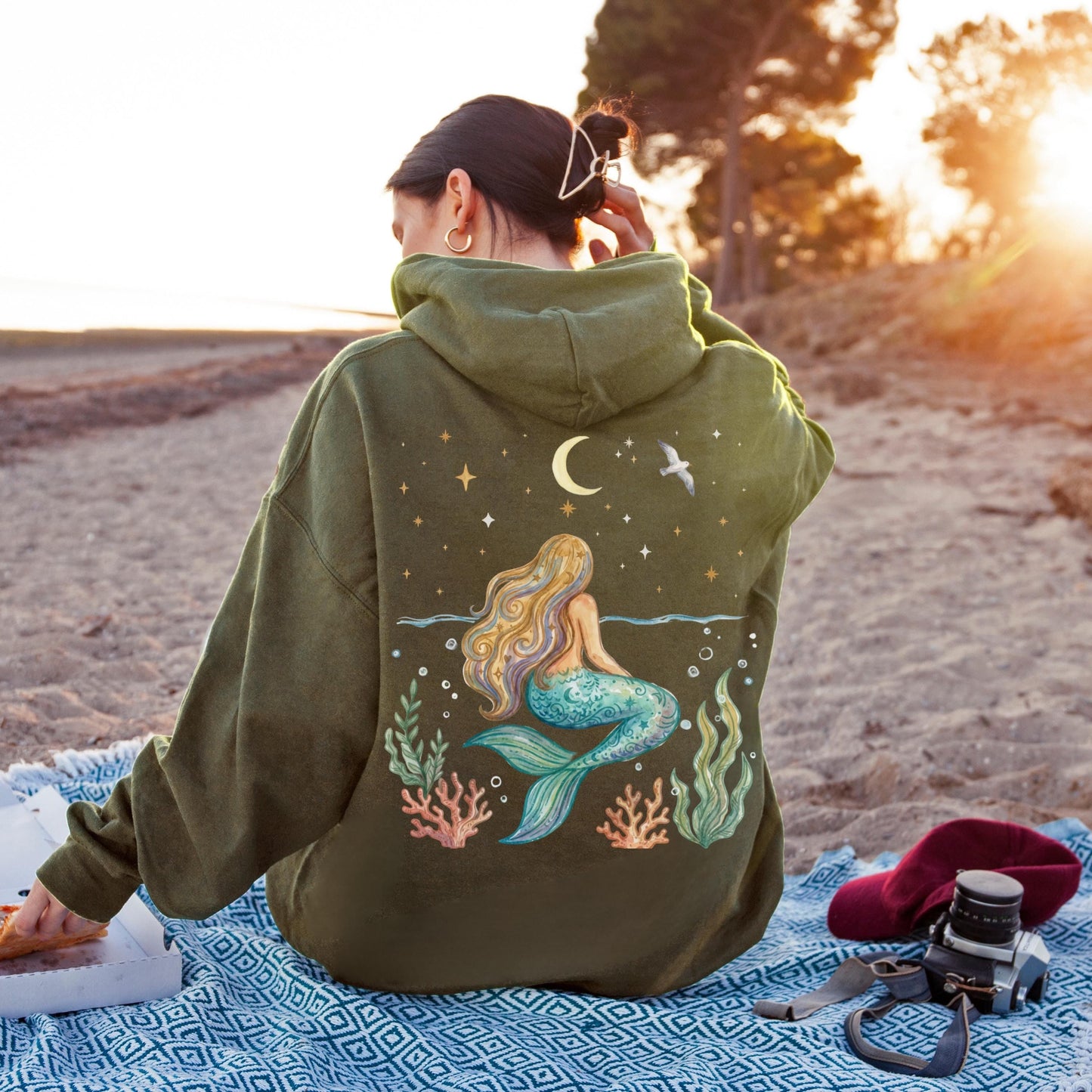 Stargazing Mermaid Hoodie